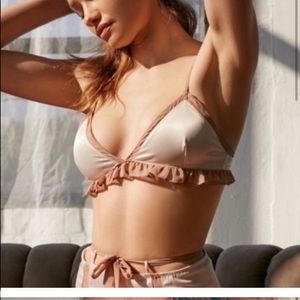 For Love & Lemons X Skivvies Lucienne triangle bra